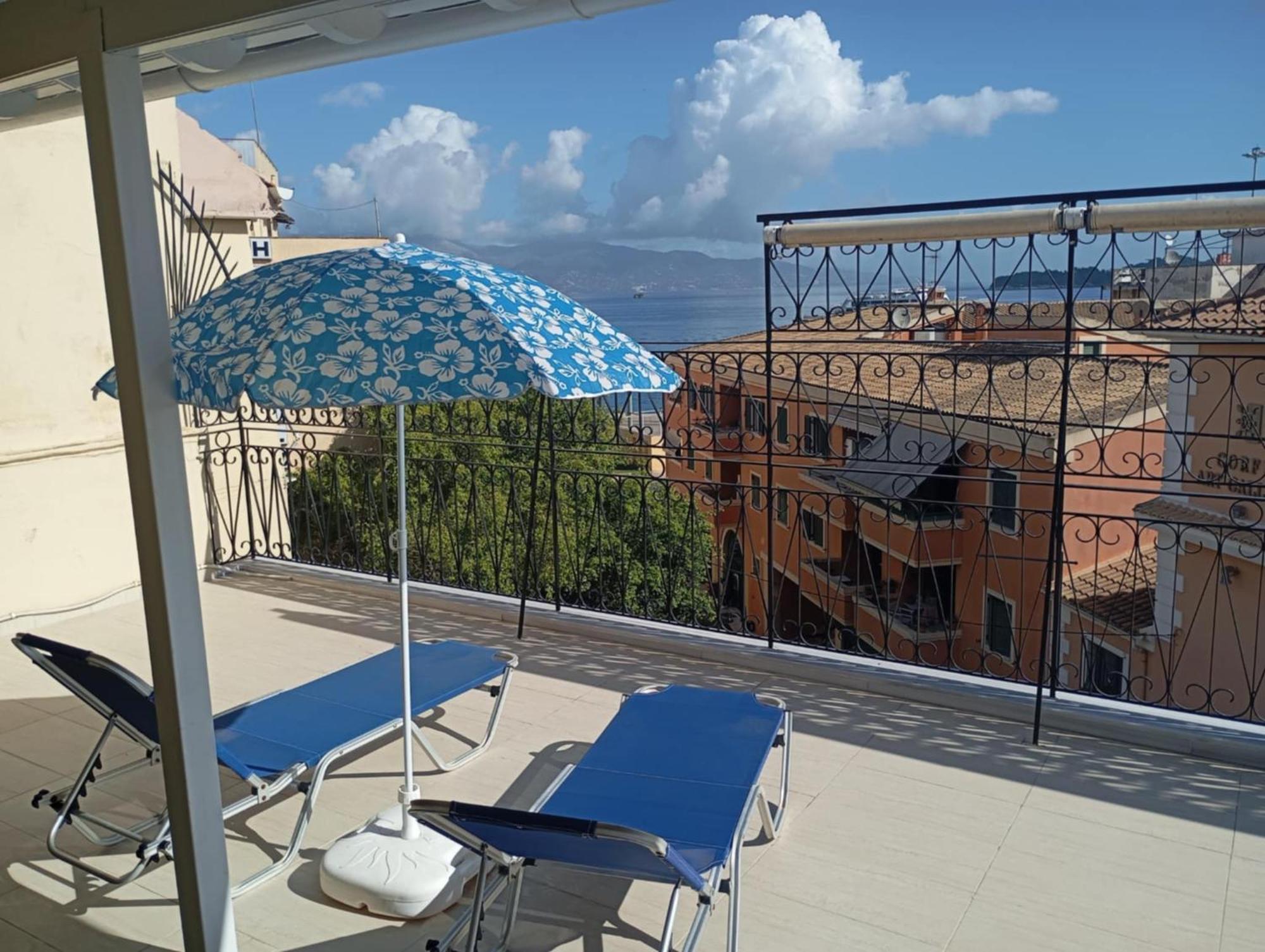 Kiki'S Penthouse Apartment Corfu  Luaran gambar